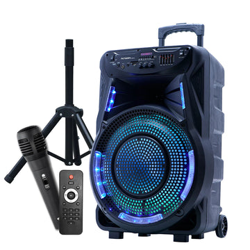 Argom SounBash 90 BT Trolley Speaker with LED lights & Stand